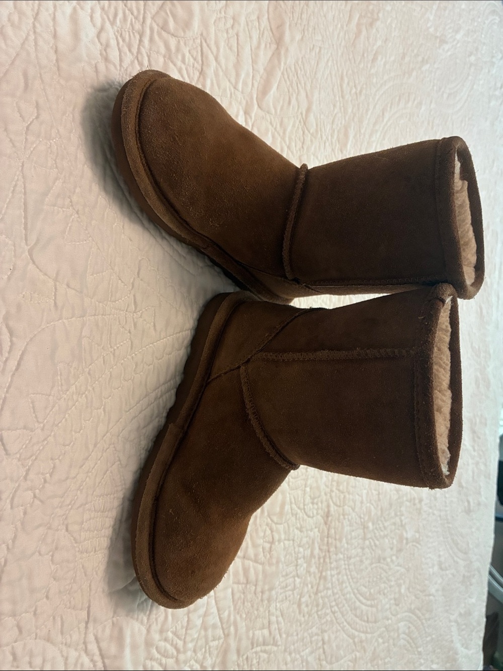 BearPaw Kids Brown Shearling-Lined Winter Boots